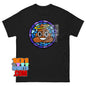 Holy Poop T-Shirt Funny Emoji Stained Glass Religious Humor Tee