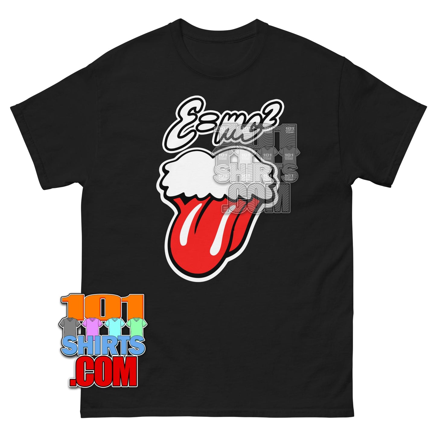 Albert Einstein Rolling Stones T-Shirt Funny Physics Science Rock Tee