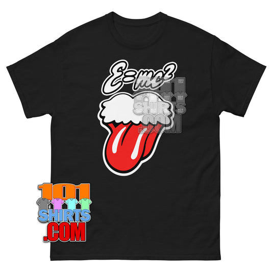 Albert Einstein Rolling Stones T-Shirt Funny Physics Science Rock Tee