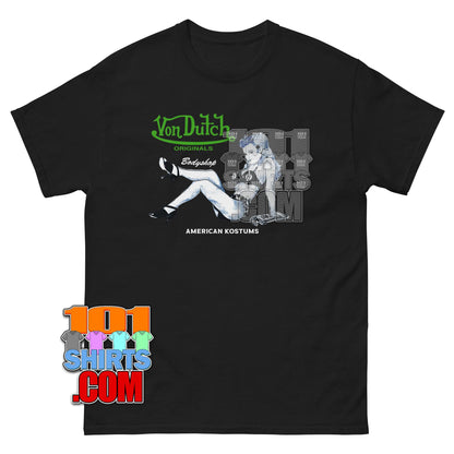 Grown Ups Movie 2010 Shirt David Spade as Marcus Higgins Von Dutch Vintage Pin Up Girl Tee.
