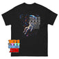 Astronaut Umbrella Meteor Shower Space T-Shirt