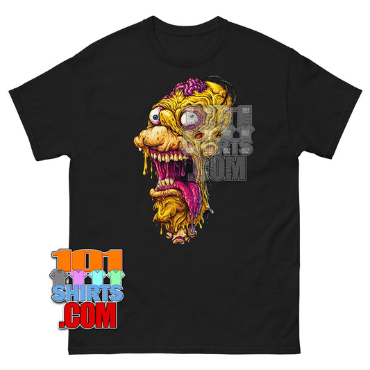 Zombie Homer Simpson T-Shirt Funny Horror Halloween Graphic Tee
