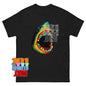 Funny Christmas Shark T-Shirt Jaws Holiday Lights Graphic Tee