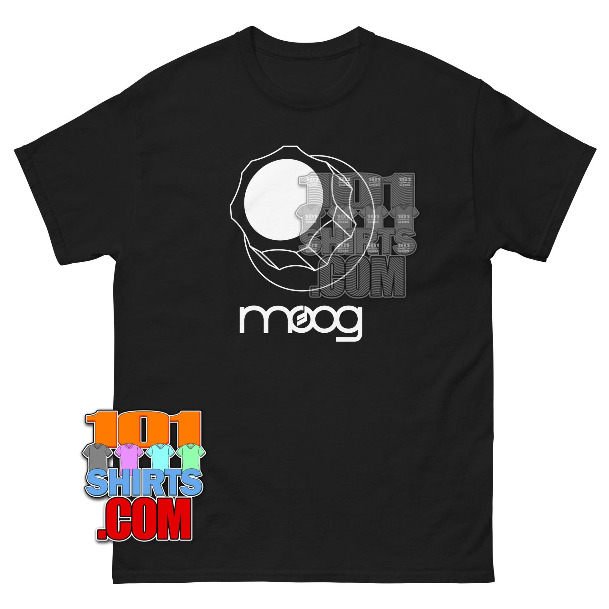 Vintage Moog Knob T-Shirt Analog Synthesizer Audio Gear Graphic Tee