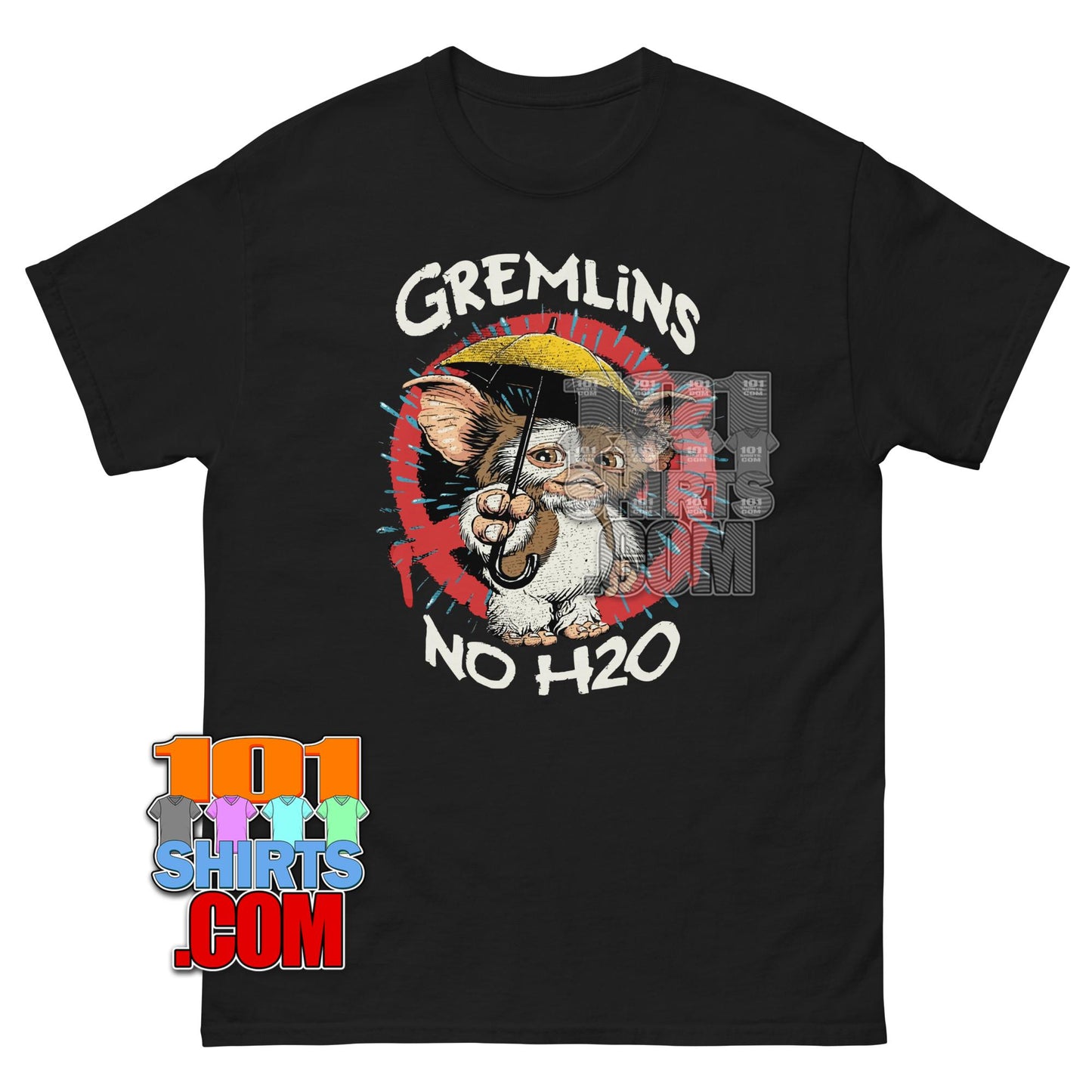 Gremlins Gizmo No H2O Retro Movie Graphic T-Shirt