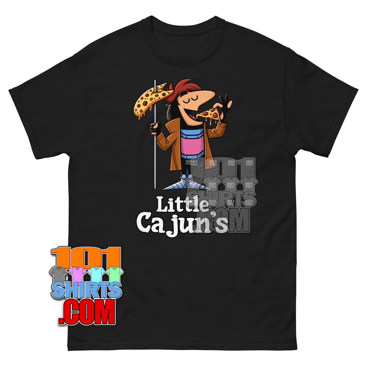 Gambit X-Men Little Caesars Pizza Funny Little Cajun's Mashup T-Shirt