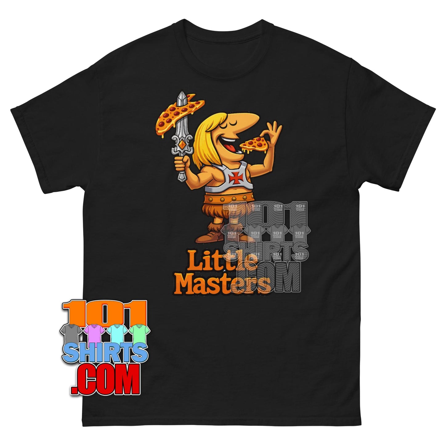 He-Man Masters of the Universe Little Caesars Pizza Mashup T-Shirt