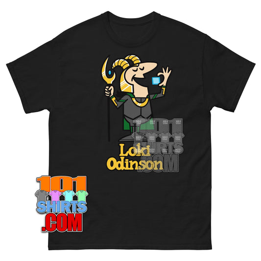 Loki Odinson Marvel Little Caesars Pizza Funny Mashup T-Shirt