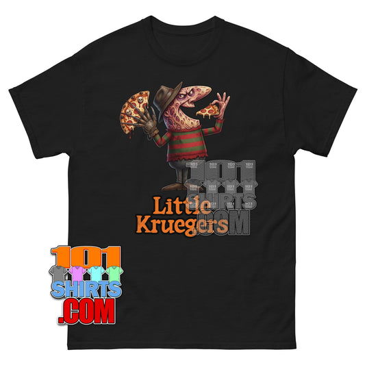 Little Kruegers  Freddy Nightmare Little Caesars Pizza Funny Mashup T-Shirt