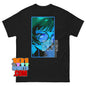 Kawaii Anime Girl T-Shirt Aesthetic Blue Glasses Japanese Streetwear