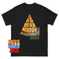 Funny Food Pyramid T-Shirt Sarcastic Junk Food Graphic Tee