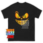 Scary Pumpkin Face T-Shirt Halloween Jack O Lantern Graphic Tee
