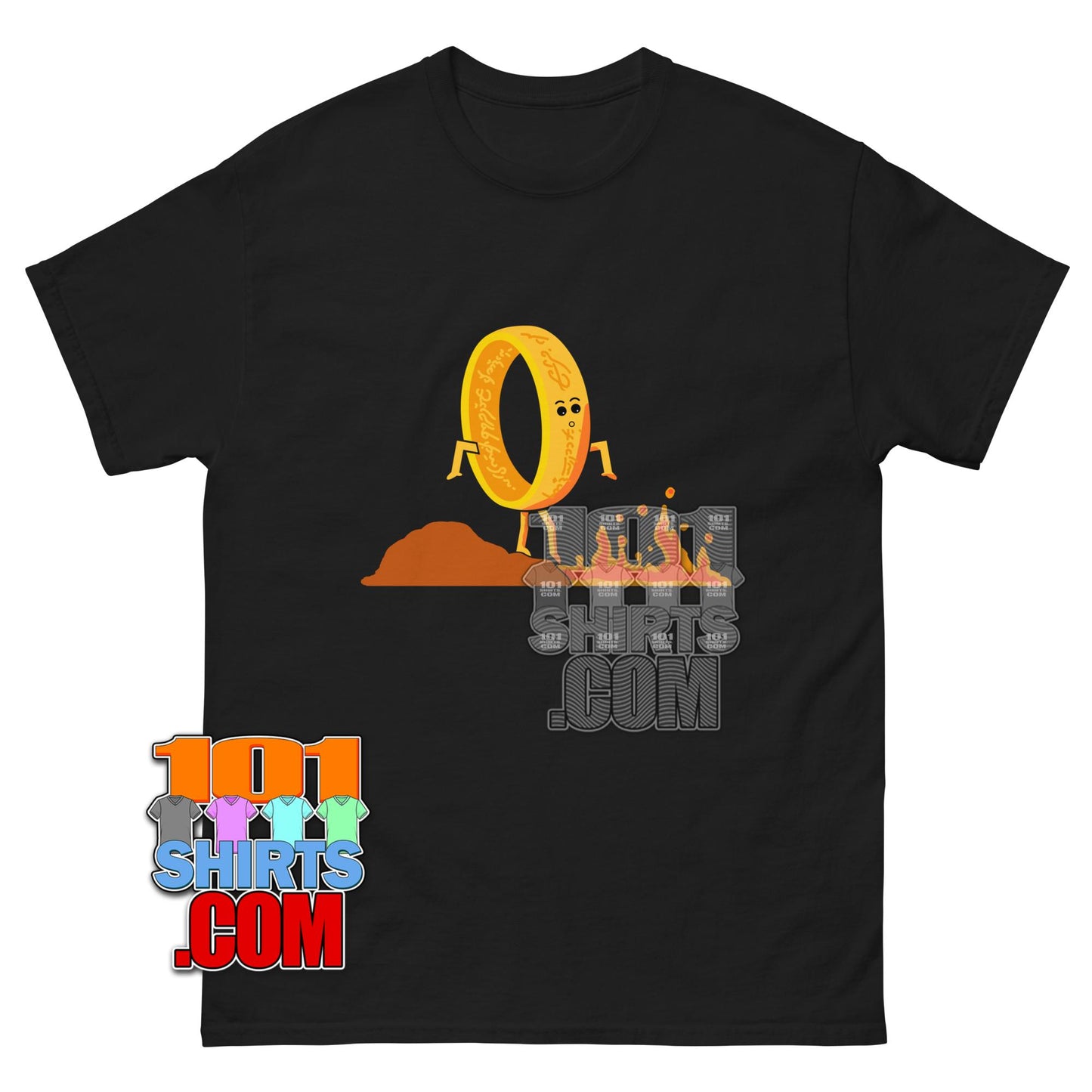 Funny One Ring T-Shirt Kawaii Lord of the Rings Parody Graphic Tee