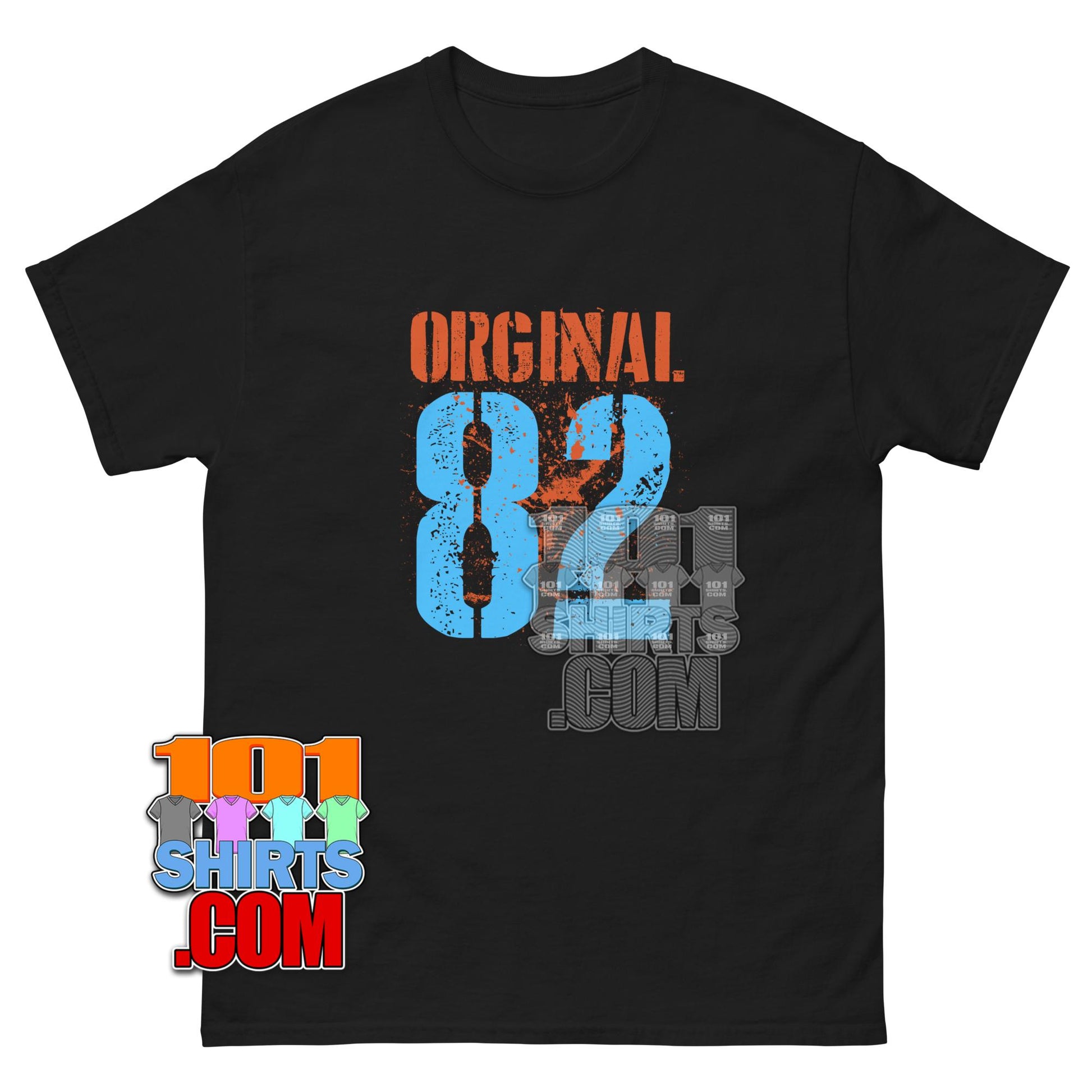 Original 1982 T-Shirt Vintage Birthday Gift Retro Year Graphic Tee