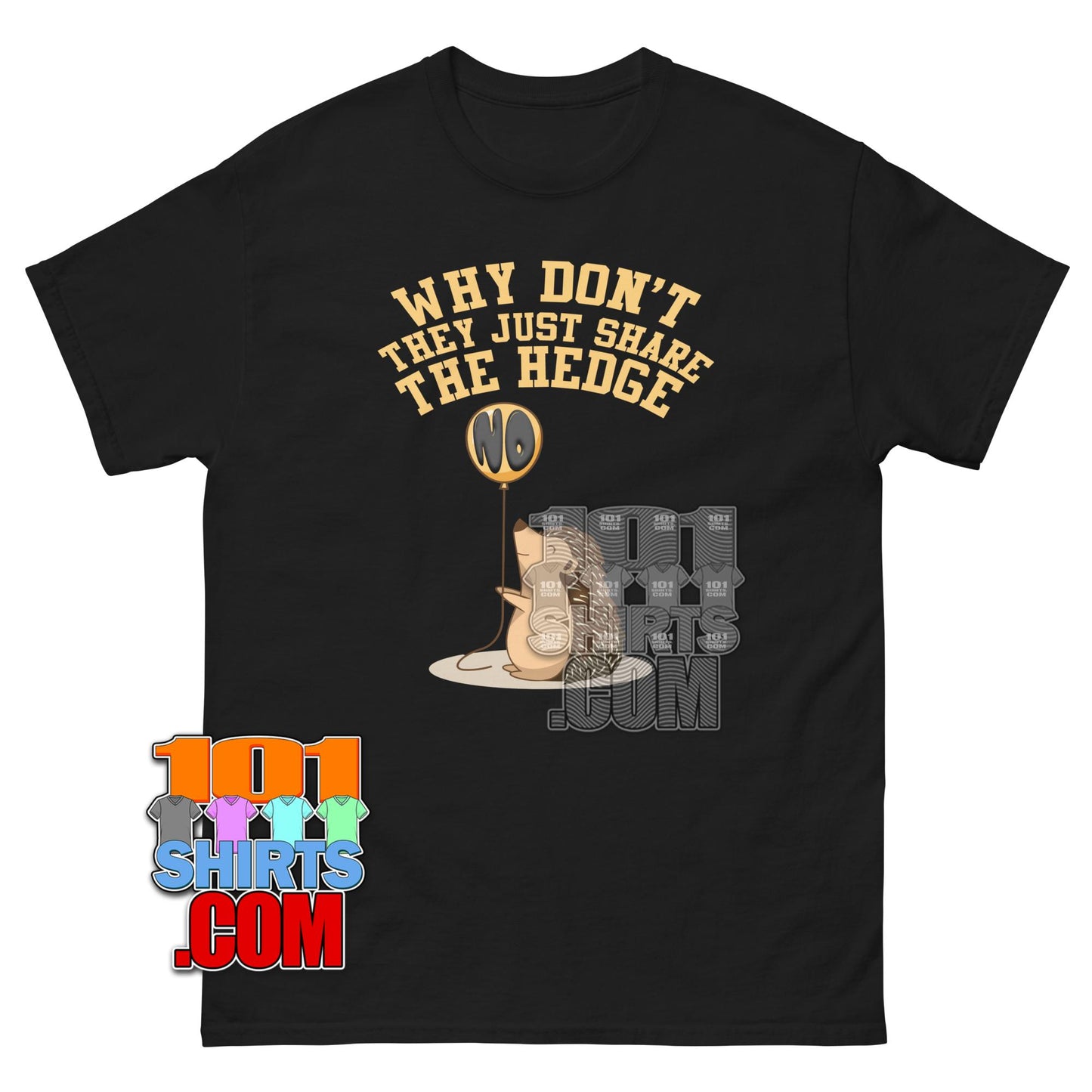 The Hedge Hedgehog T-Shirt Funny Cute Animal Nature Lover Graphic Tee
