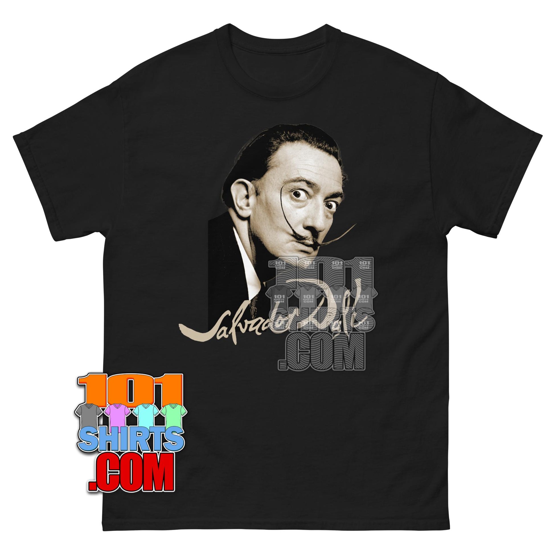 Salvador Dali Graphic Tee Famous Artist Mustache T Shirt
