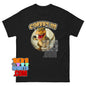 Cute Dinosaur Drinking Coffee Graphic Tee Funny Dino T Shirt
