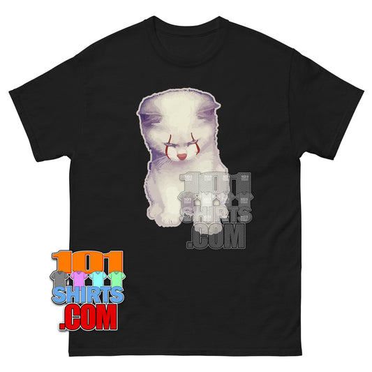 Scary Horror Cat Vintage Halloween Movie Graphic Tee T Shirt
