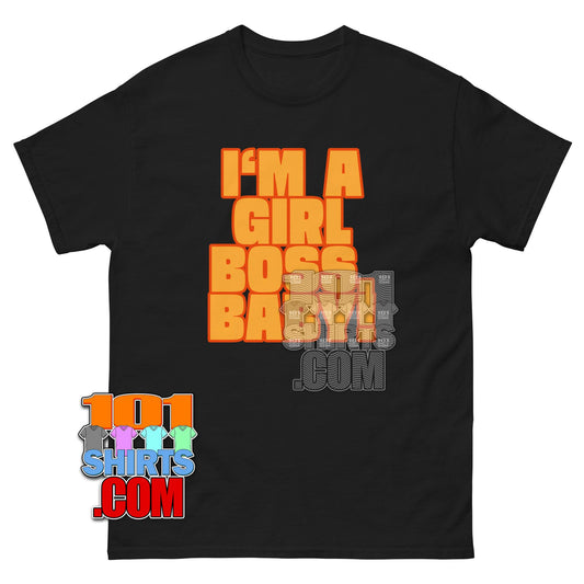 Im A Girl Boss Baby Funny Y2K Aesthetic Typography Graphic Tee