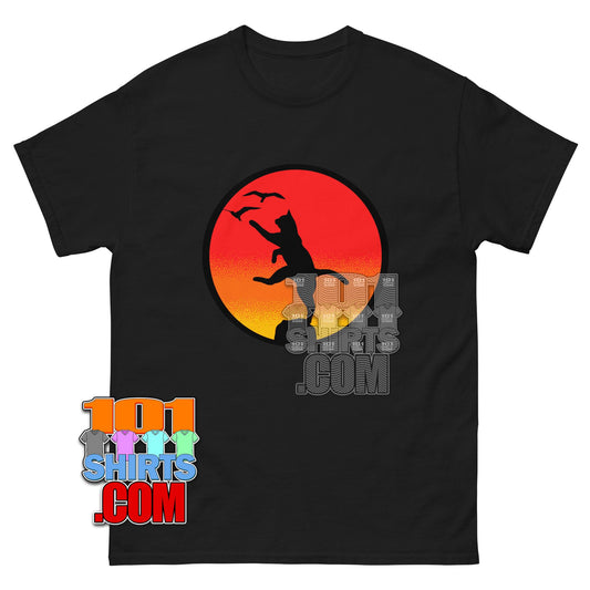 Karate Kid Funny Cat Martial Arts Retro Graphic Tee T Shirt
