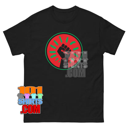 The Boys Season 4 Marvin Mother's Milk M.M. Black Fist Logo T-Shirt