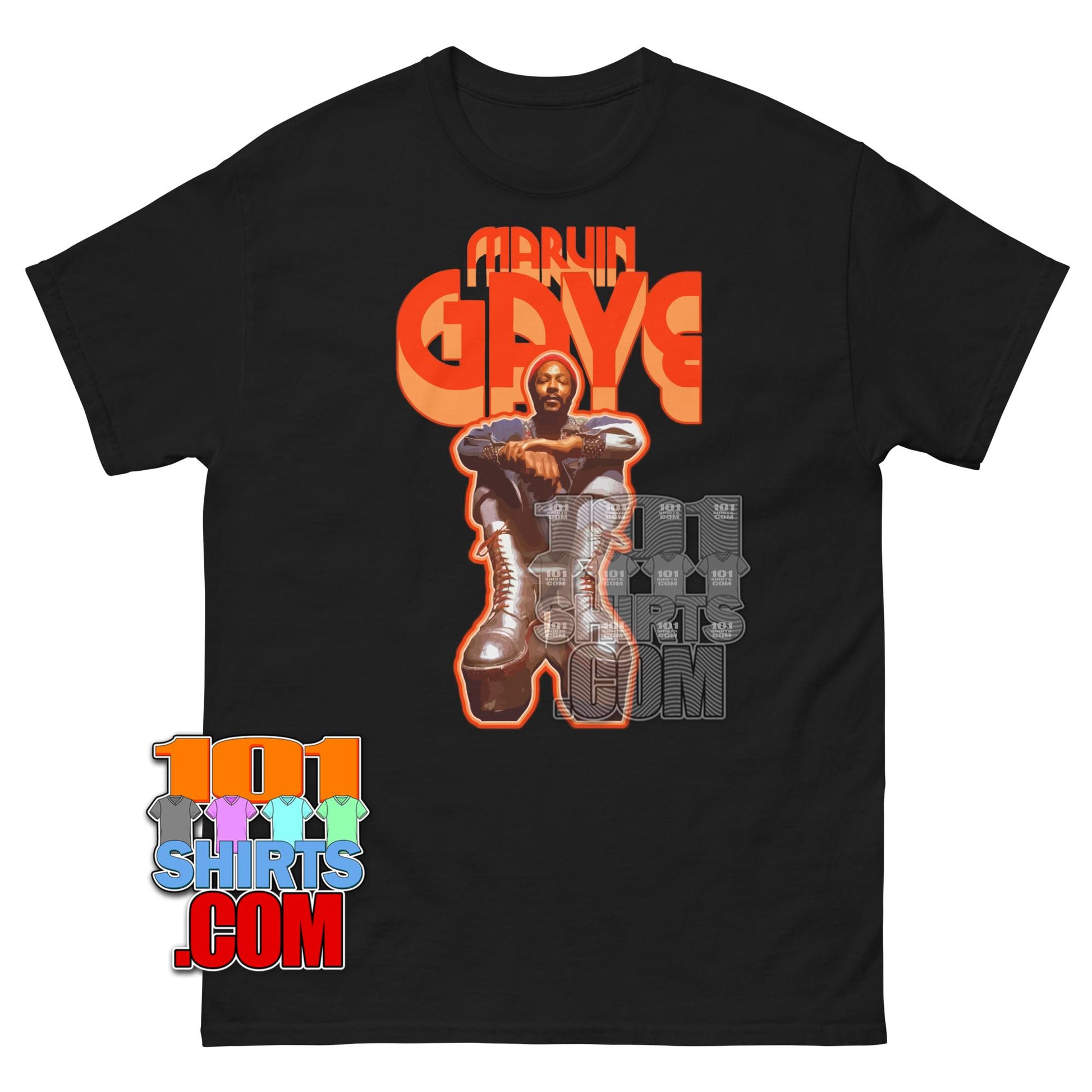 Marvin Gaye T-Shirt Retro 70s Soul Music Graphic Tee