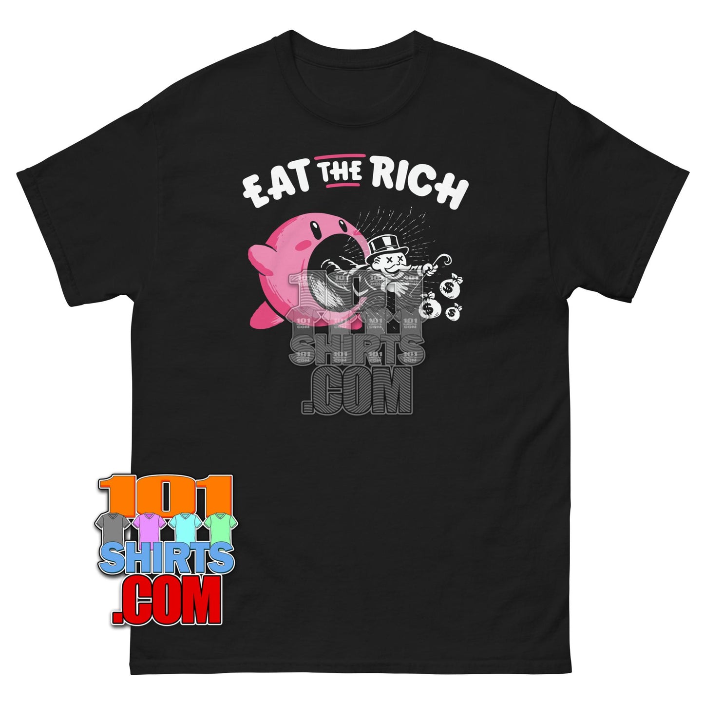 Nintendo Kirby and Monopoly Man EAT THE RICH