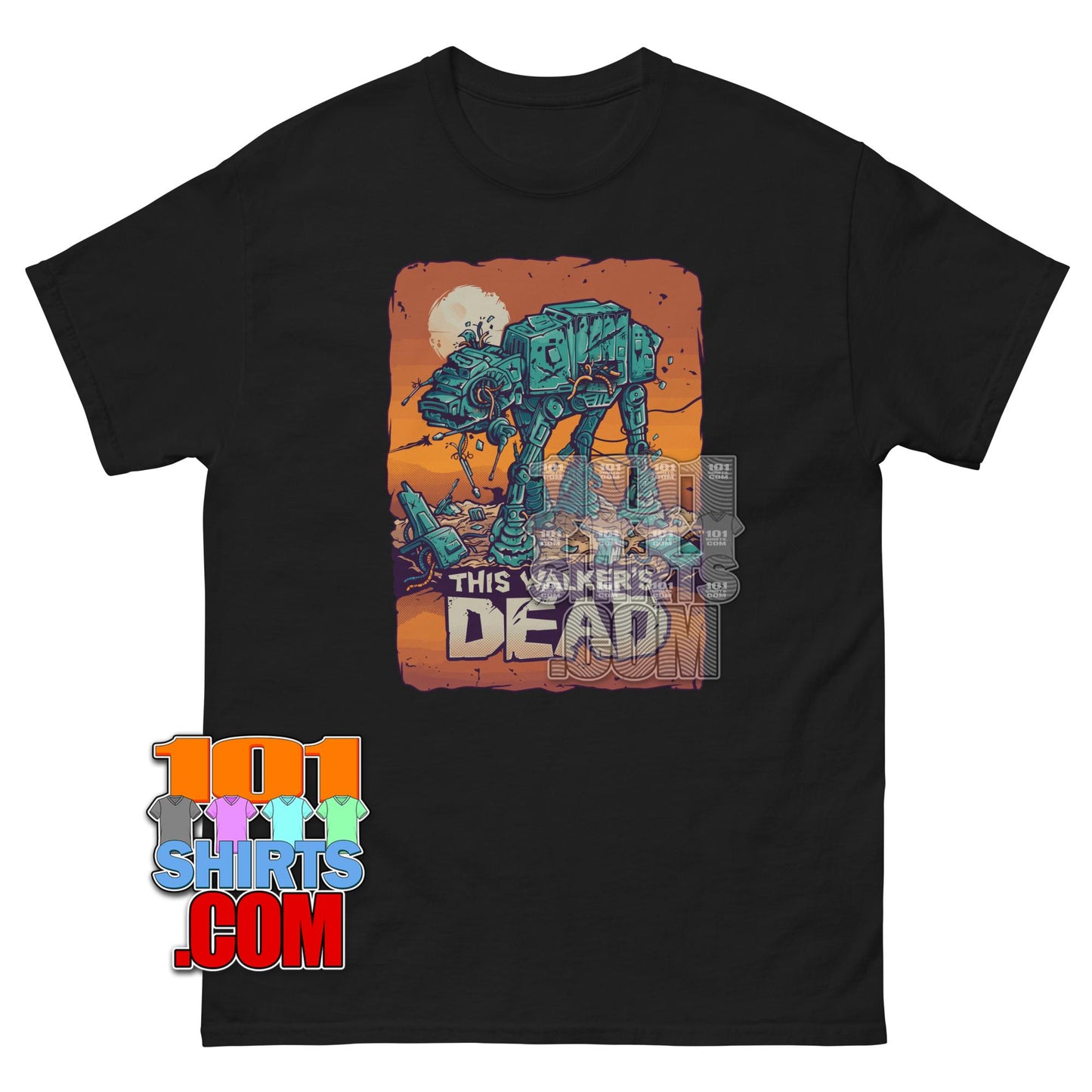 Star Wars AT-AT Walker Walking Death TV-Series Parody Mashup T-Shirt
