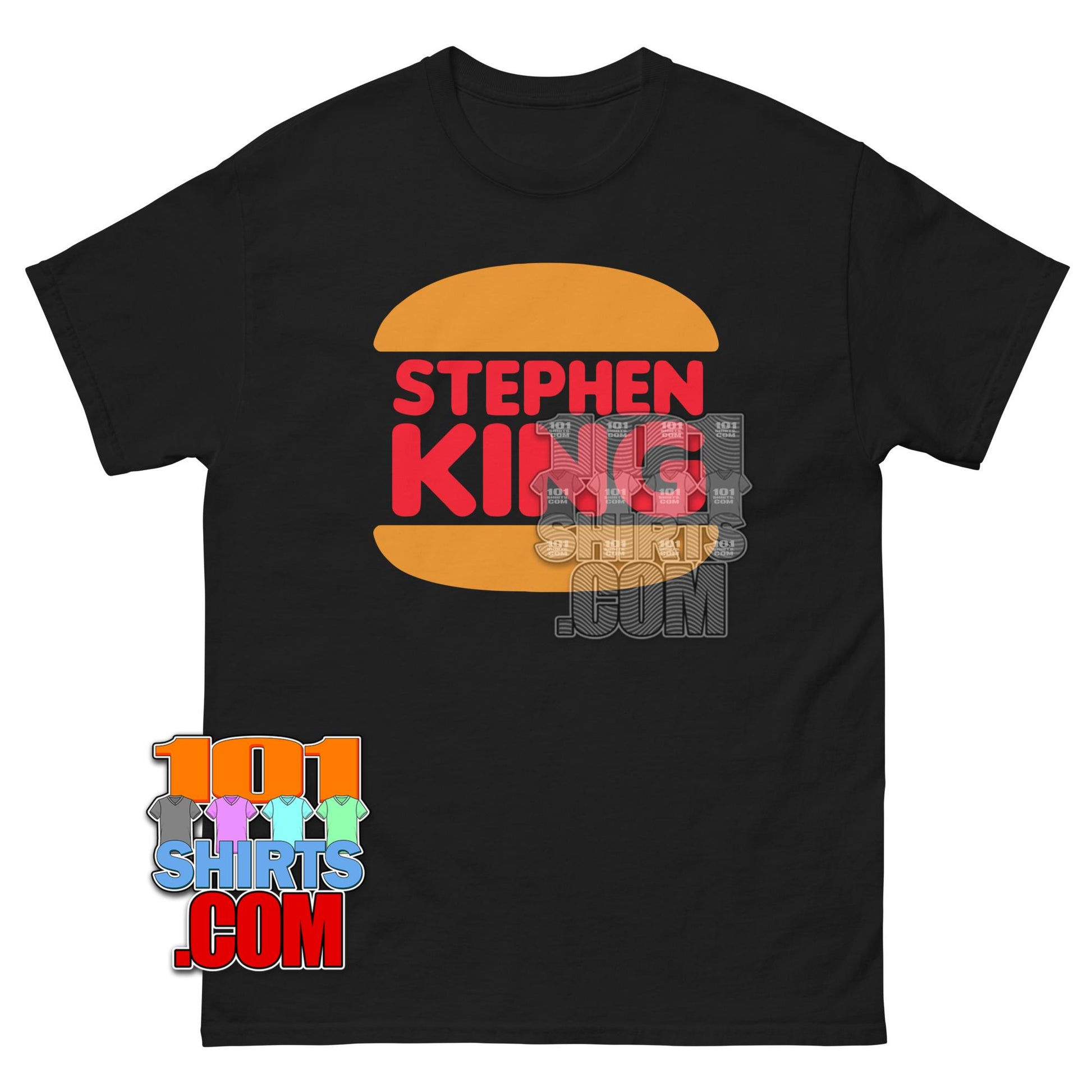 Burger King Stephen King Funny Parody Mashup T-Shirt