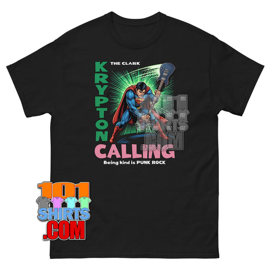 Superman Krypton Calling The Clash London Calling Mashup T-Shirt