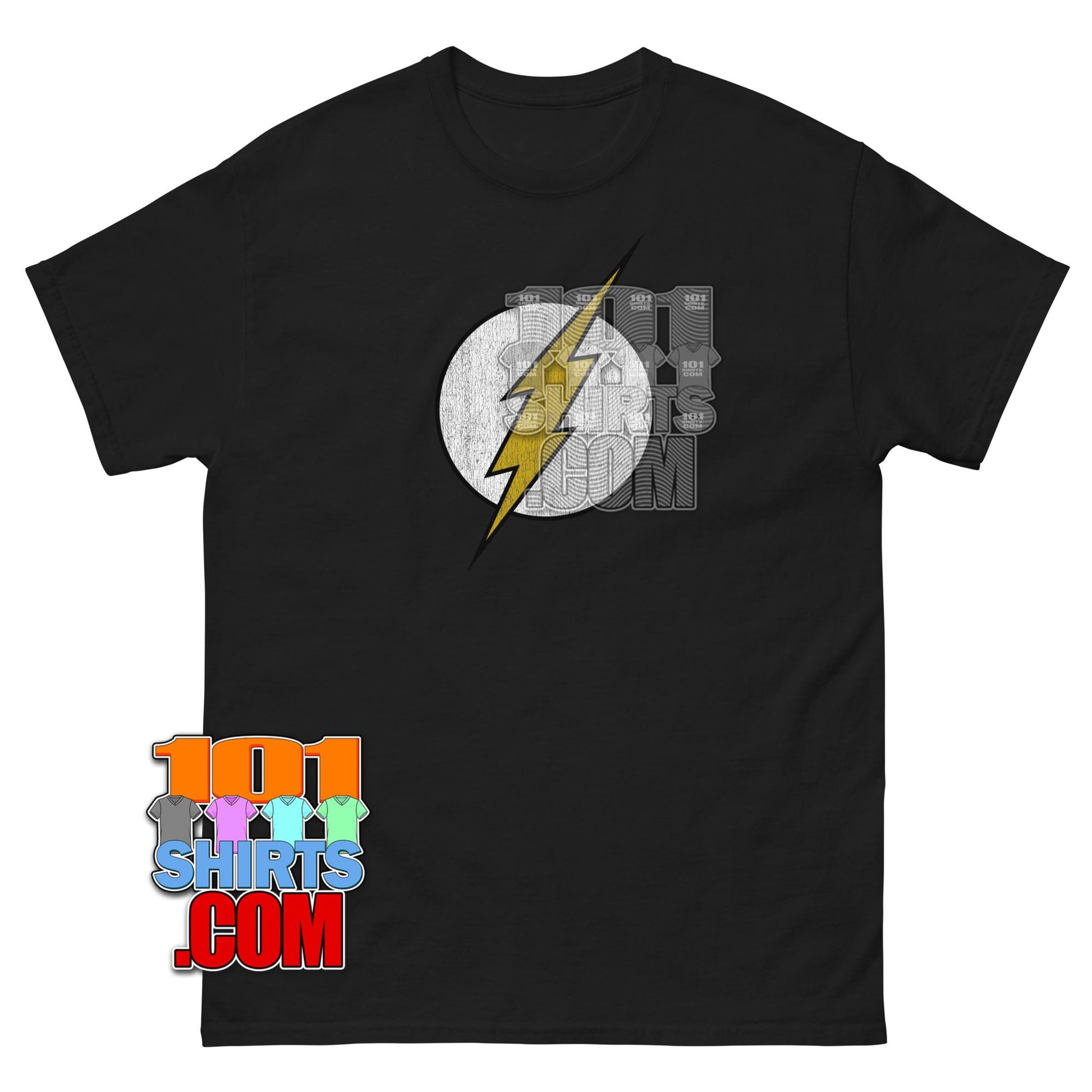 The Big Bang Theory Sheldon Cooper Flash Logo Black Version T-Shirt