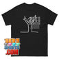 La Linea Middle Finger T-Shirt Funny Retro Cartoon Graphic Tee