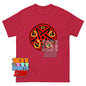 Occult Flaming Pentagram T-Shirt Gothic Satanic Skull Graphic Tee