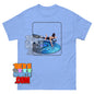 Vinyl Record Water T-Shirt Surreal Music Girl Turntable Graphic Tee