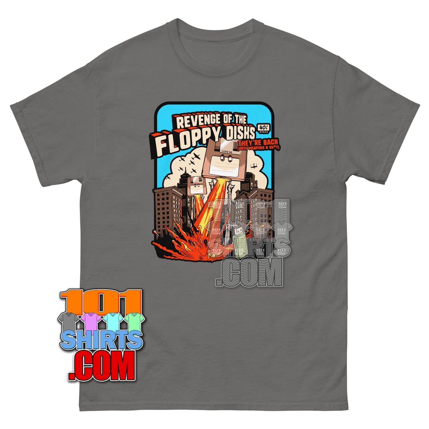 Revenge of the Floppy Disks T-Shirt Funny Retro Tech Graphic Tee
