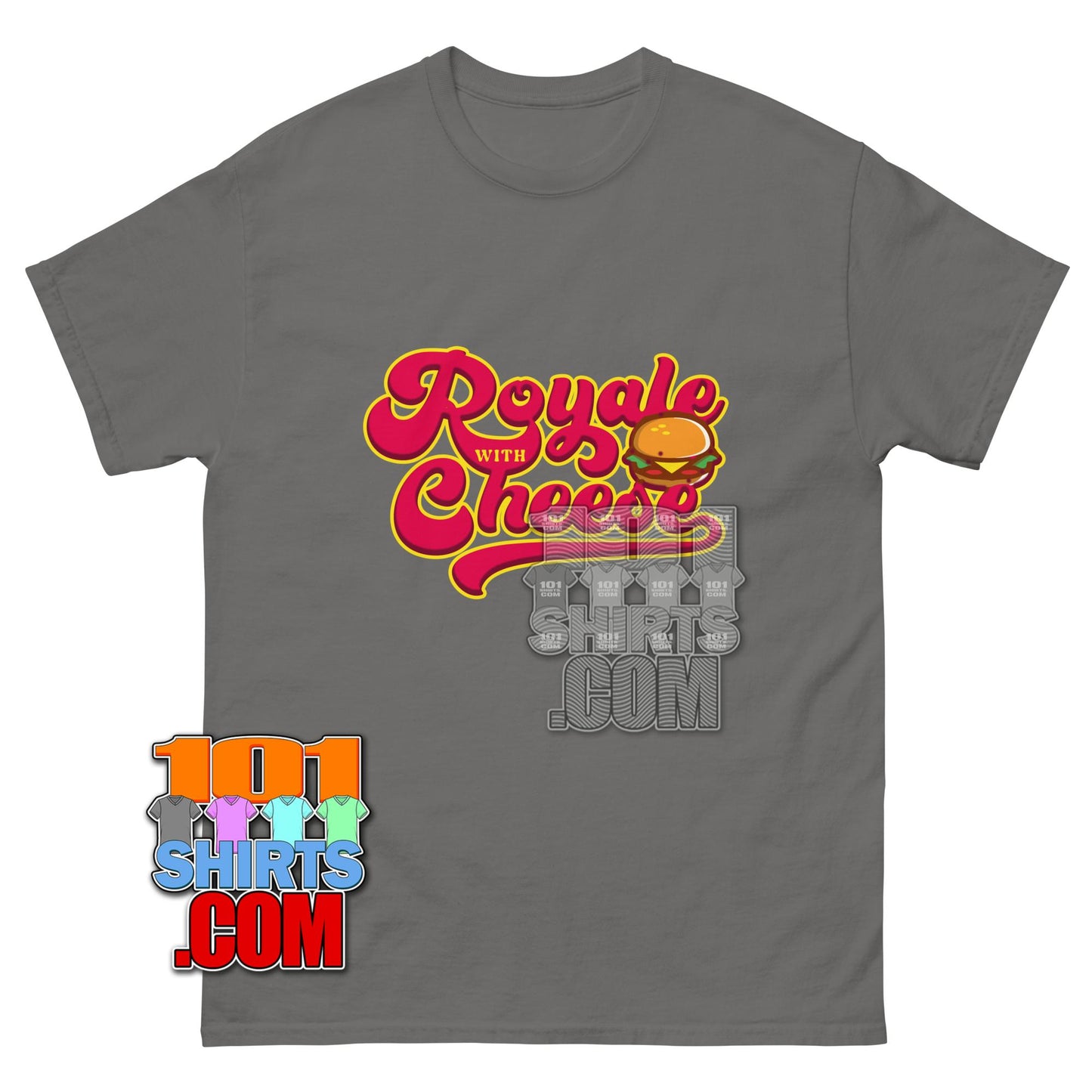 Royale with Cheese T-Shirt Funny Pulp Fiction Burger Movie Fan Tee