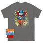  Skeleton Clown T-Shirt Scary Horror Joker Halloween Graphic Tee