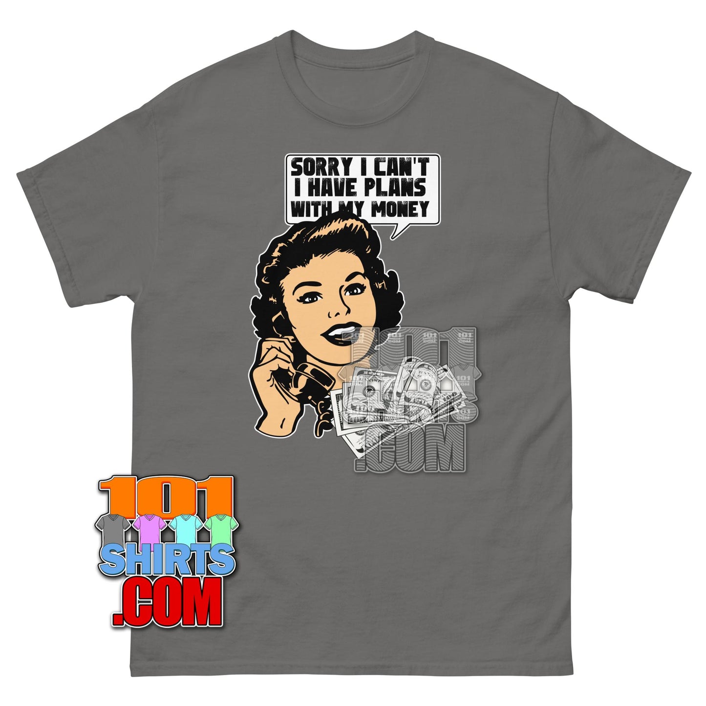 Funny Finance T-Shirt Sorry I Have Plans With My Money Investor Tee