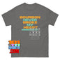 Bourbon Never Broke My Heart T-Shirt Funny Whiskey Drinking Tee