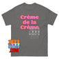 Creme de la Creme Burgundy Typography Graphic Tee T Shirt