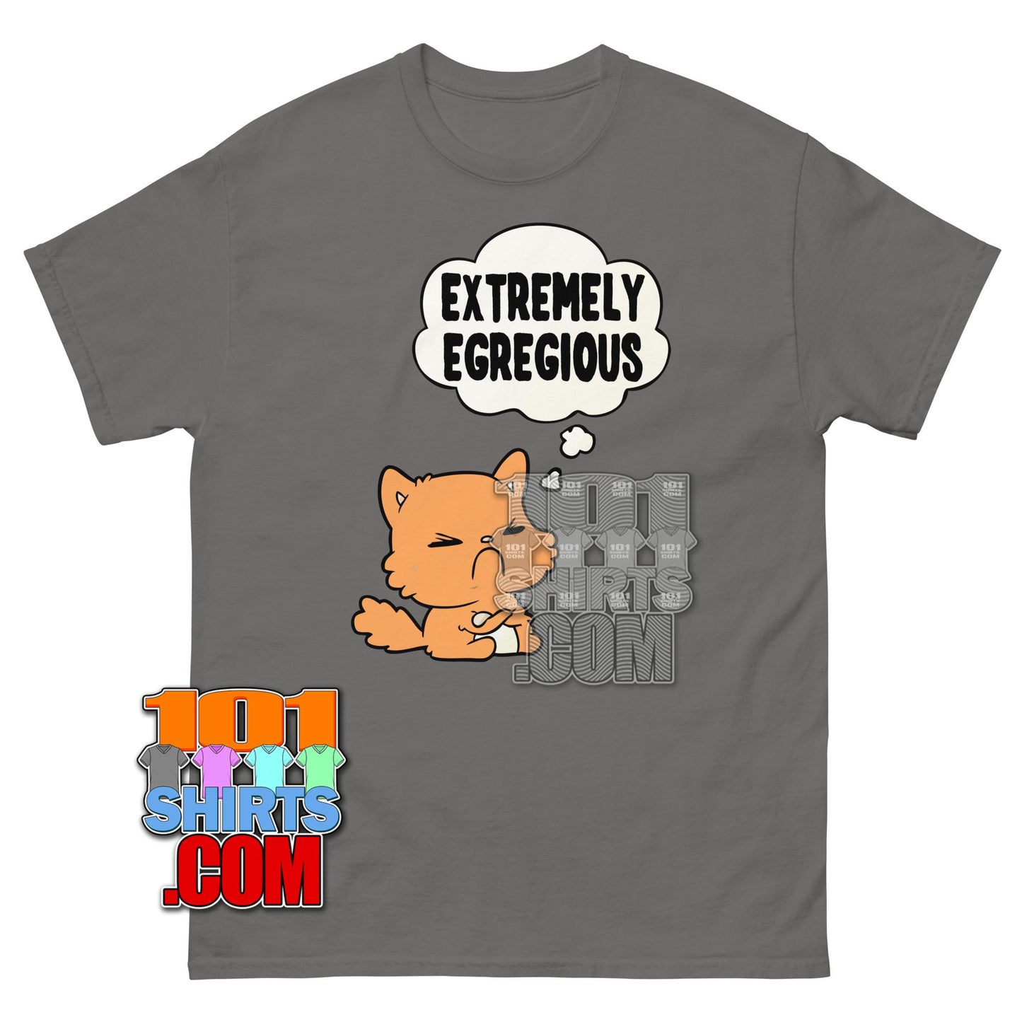 Extremely Egregious Edgy Y2K Grunge Typography Graphic Tee