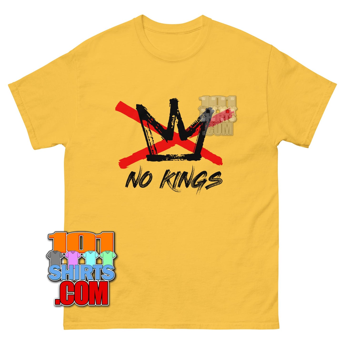 No Kings Protest Resist Crown Logo