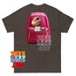 Kawaii Dino T-Shirt Cute Dinosaur with Backpack Aesthetic Graphic Tee