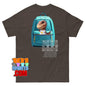 Kawaii Dino T-Shirt Cute Dinosaur with Backpack Aesthetic Graphic Tee