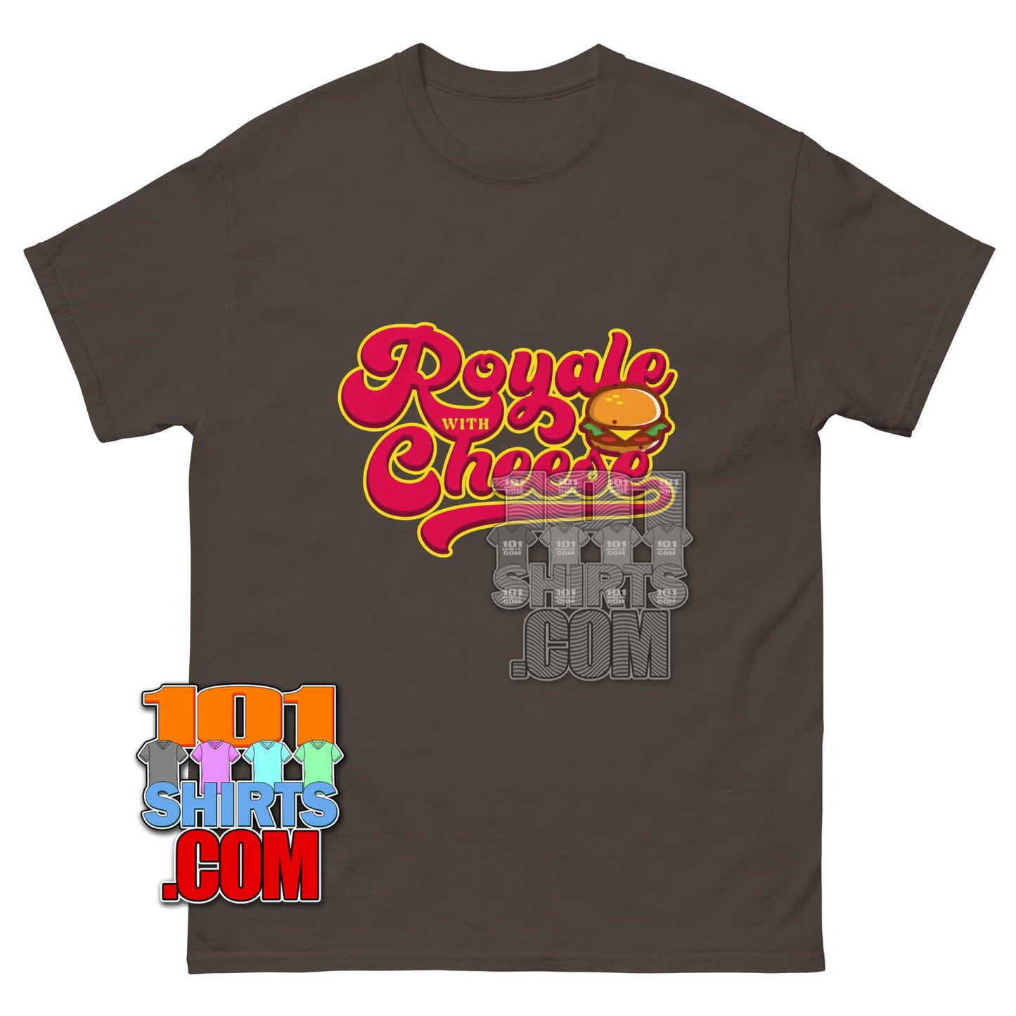 Royale with Cheese T-Shirt Funny Pulp Fiction Burger Movie Fan Tee