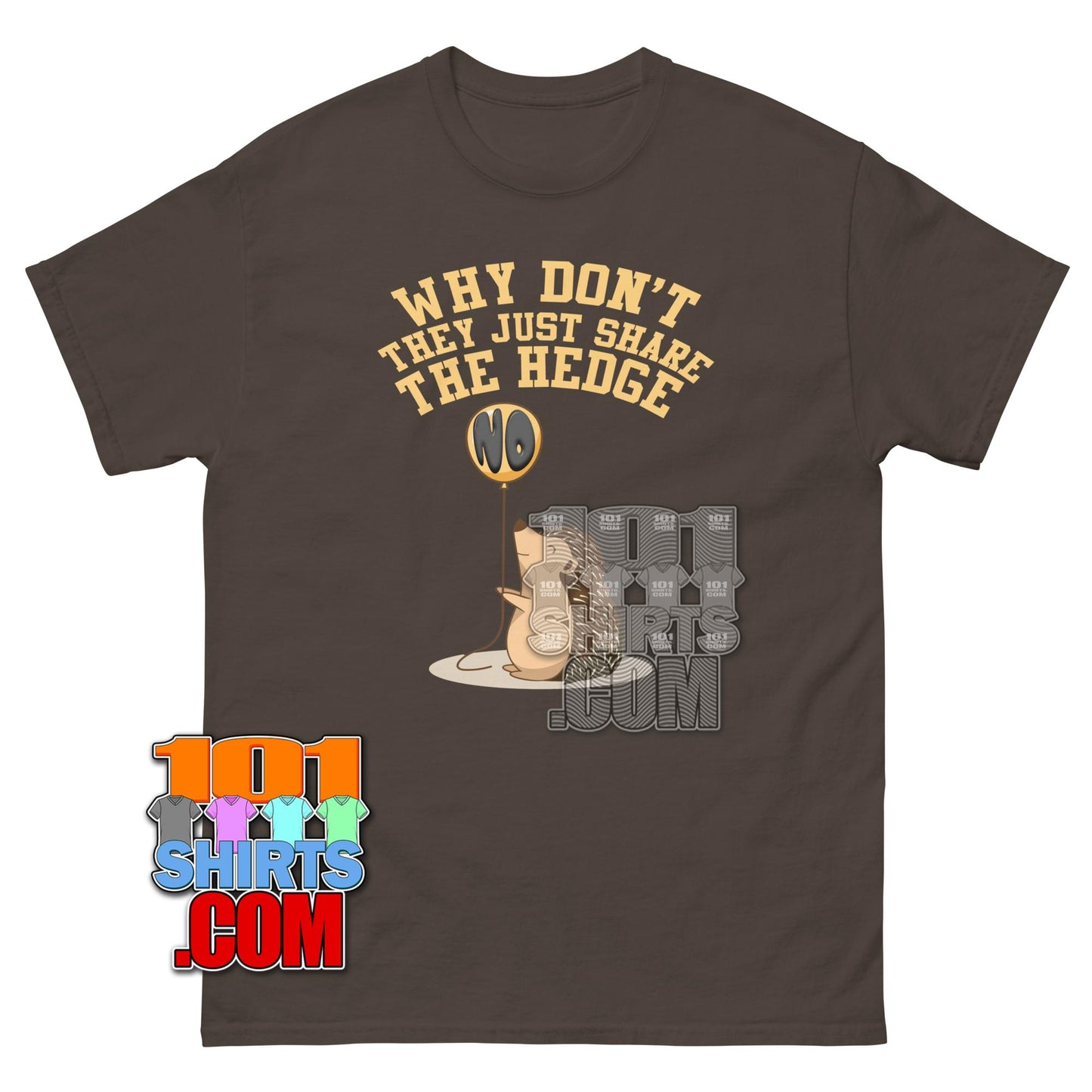 The Hedge Hedgehog T-Shirt Funny Cute Animal Nature Lover Graphic Tee