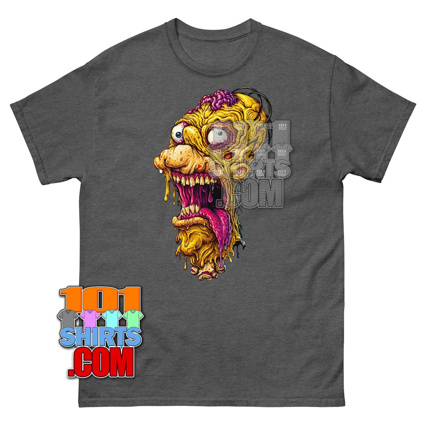 Zombie Homer Simpson T-Shirt Funny Horror Halloween Graphic Tee