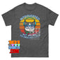 Funny Introvert Cat T-Shirt Cute Shy Kitten Box Graphic Tee