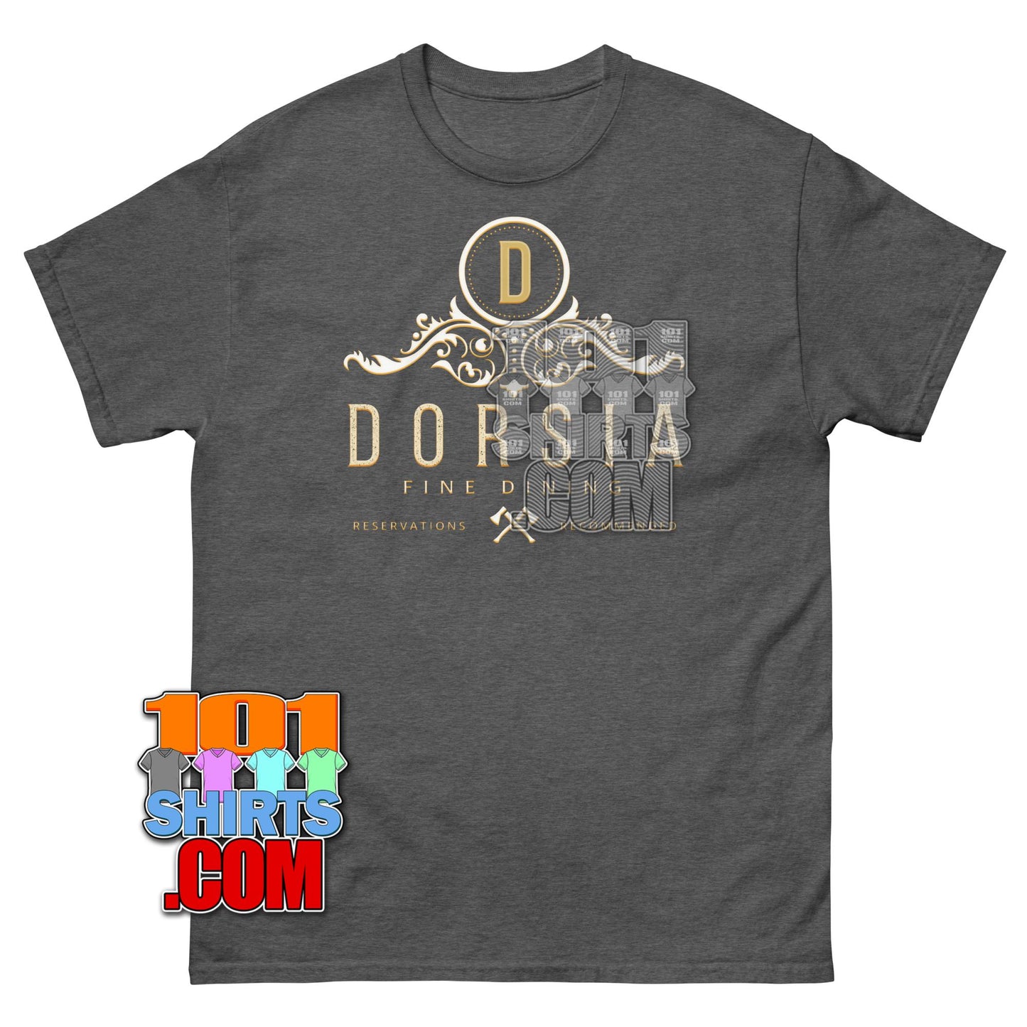 Dorsia Fine Dining Restaurant Logo T-Shirt inspired by American Psycho