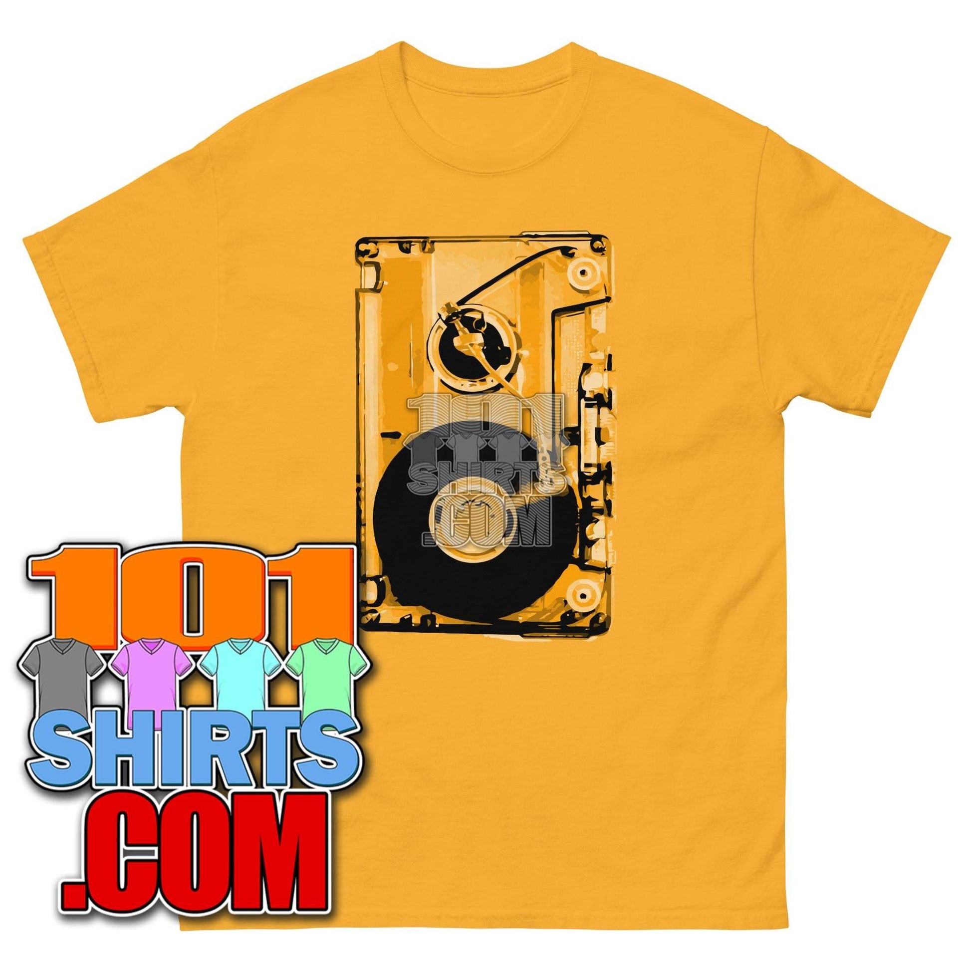 Audio Cassette Tape Retro VINTAGE MUSIC Mixtape 70S 80S 90S T-Shirt - 101SHIRTS